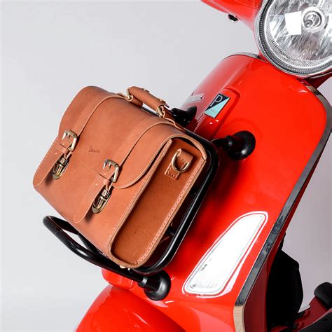 vespa leather bag